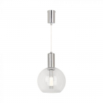 5W LED pakabinamas &scaron;viestuvas, plieno sp./skaidrus, 3000K