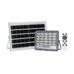 10W LED prožektorius su saulės baterija, pilkas, 3000K-6000K, IP65