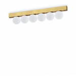 18W LED pavir&scaron;inis &scaron;viestuvas PING PONG, žalvario sp., 3000K