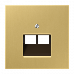 LAN kabelio dangtelis JUNG, dvigubas, klasikinės žalvario sp.