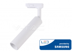20W LED &scaron;viestuvas ant bėgelio V-TAC, baltu korpusu, 5000K (&scaron;altai balta), SAMSUNG LED chip