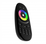 LED juostos nuotolinio valdymo pultas, skirtas RGB+W juostai, juodas