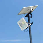 50W LED prožektorius su saulės baterija, baltas, 4000K