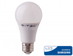 6.5W LED lemputė, A60, E27, termoplastikas, 6400K, SAMSUNG LED chip