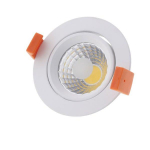 8W LED COB įleidžiamas &scaron;viestuvas OPTONICA, baltas/juodas, 2700K