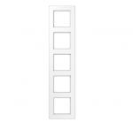 Rėmelis JUNG, penkiavietis, baltas