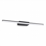 17W LED veidrodžio &scaron;viestuvas RIFLESSO, juodas, 3000K, IP44