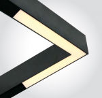 25W LED &scaron;viestuvas į magnetines sistemas ONELIGHT MAXI, juodas, 3000K, DALI