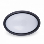8W kupolo tipo juodas &scaron;viestuvas, IP66, 3000K