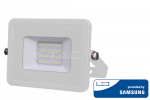 20W LED prožektorius V-TAC, 6400K (&scaron;altai balta), baltu korpusu, SAMSUNG LED chip