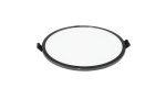 LED įleidžiamas apvalus juodo chromo rėmeliu &Oslash;170mm 24W 2160lm 3000K IP44