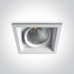 40W LED įleidžiamas pakreipiamas &scaron;viestuvas, baltas, 3000K