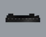 12W &scaron;viestuvas į magnetines sistemas INSIGHT DARK LIGHT, juodas, 3000K, IP54