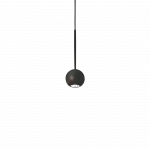4W LED pakabinamas &scaron;viestuvas ARCHIMEDE, juodas, 3000K
