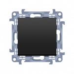Jungiklis, 1 klavi&scaron;as, 1.000 kl., potinkinis, Juodas, IP20/IP44, Kontakt-simon, Simon 10 CW1C.01/49