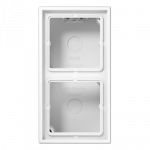 Pavir&scaron;inis dvigubas rėmelis, baltas