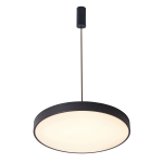 60W LED pakabinamas &scaron;viestuvas ORBITAL, juodas, 3000K