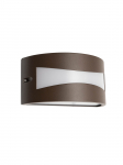 10W LED sieninis lauko &scaron;viestuvas ASTI LED, tamsiai rudas, 3000K, IP54