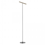 8,3W LED pastatomas &scaron;viestuvas PRAXI, juodos/kavos sp., 2700K, dimeriuojamas, 01-4273