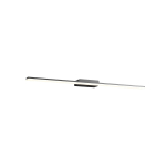 27,39W LED sieninis &scaron;viestuvas BARRIO, juodas, 3000K, IP44, 01-2506