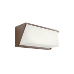 16W LED sieninis lauko &scaron;viestuvas SPECTRA, tamsiai rudas, 3000K, IP54, 90239