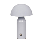 2W LED įkraunamas stalo &scaron;viestuvas DORBIA, pilkas, 3000/6500K, dimeriuojamas