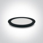 18W LED įleidžiama panelė, juoda, 3000K