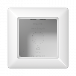 Vienos vietos pavir&scaron;inis rėmelis AS serijos lizdams, su įžeminimu, baltas