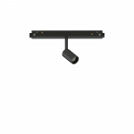 3W LED akcentinis &scaron;viestuvas į magnetines sistemas EGO, juodas, 3000K, dimeriuojamas