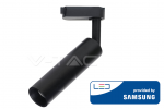 20W LED &scaron;viestuvas ant bėgelio V-TAC, juodu korpusu, 3000K (&scaron;iltai balta), SAMSUNG LED chip
