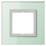 Rėmelis LS plus serijai, stiklinis, žalsvos/baltos sp.