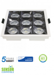 36W įleidžiamas &scaron;viestuvas, 5700K, baltas, SAMSUNG LED CHIP, 38&deg; &scaron;viesos kampas.