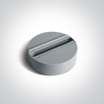 3 fazių bėgelio pavir&scaron;inio montavimo priedas, pilkas