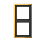 Dvigubas rėmelis JUNG, aukso spalvos