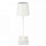 3,5W LED įkraunamas stalo &scaron;viestuvas, baltas, 3000K/RGB, IP54, dimeriuojamas