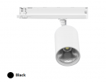 12,8W LED akcentinis &scaron;viestuvas LUXCAN C, juodas, 4000K