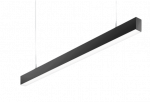 25,2W pakabinamas linijinis &scaron;viestuvas X-LINE SLIM L-DOWN LED COMPACT, juodas, 4000K, IP40, DALI