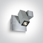 1W LED sieninis &scaron;viestuvas, aliuminio sp., 6000K