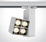 15W COB LED bėgelio &scaron;viestuvas MIRROR SQUARE, 3000K, baltas