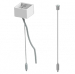 &Scaron;viestuvo pakabinimo elementai TYPE A+E 3x, laido ilgis 1,5m