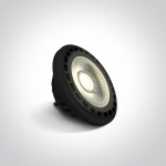 13W LED lemputė, GU10, juoda, 4000K