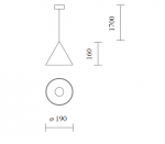 21W LED &scaron;viestuvas HOLY JUNIOR į magnetines sistemas INSIGHT, baltas, 3000K, DALI