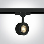 8W LED &scaron;viestuvas į bėgelius, juodas, 3000K