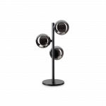 Stalo &scaron;viestuvas PERLAGE, G9, juodas/dūmų sp.