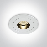 12W LED įleidžiamas &scaron;viestuvas, baltas, 2700K