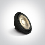 13W LED lemputė, GU10, juoda, 3000K