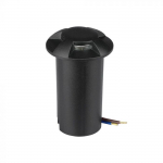 1W LED įmontuojamas grindinio &scaron;viestuvas, juodas, 6400K, IP67