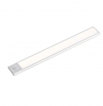 1,5W LED įkraunamas linijinis pavir&scaron;inis &scaron;viestuvas, 30cm, sidabro sp., 4000K, su judesio davikliu