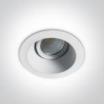 7W LED įleidžiamas pakreipiamas &scaron;viestuvas, baltas, 3000K