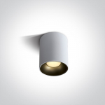 12W LED cilindro formos &scaron;viestuvas, baltas, 3000K